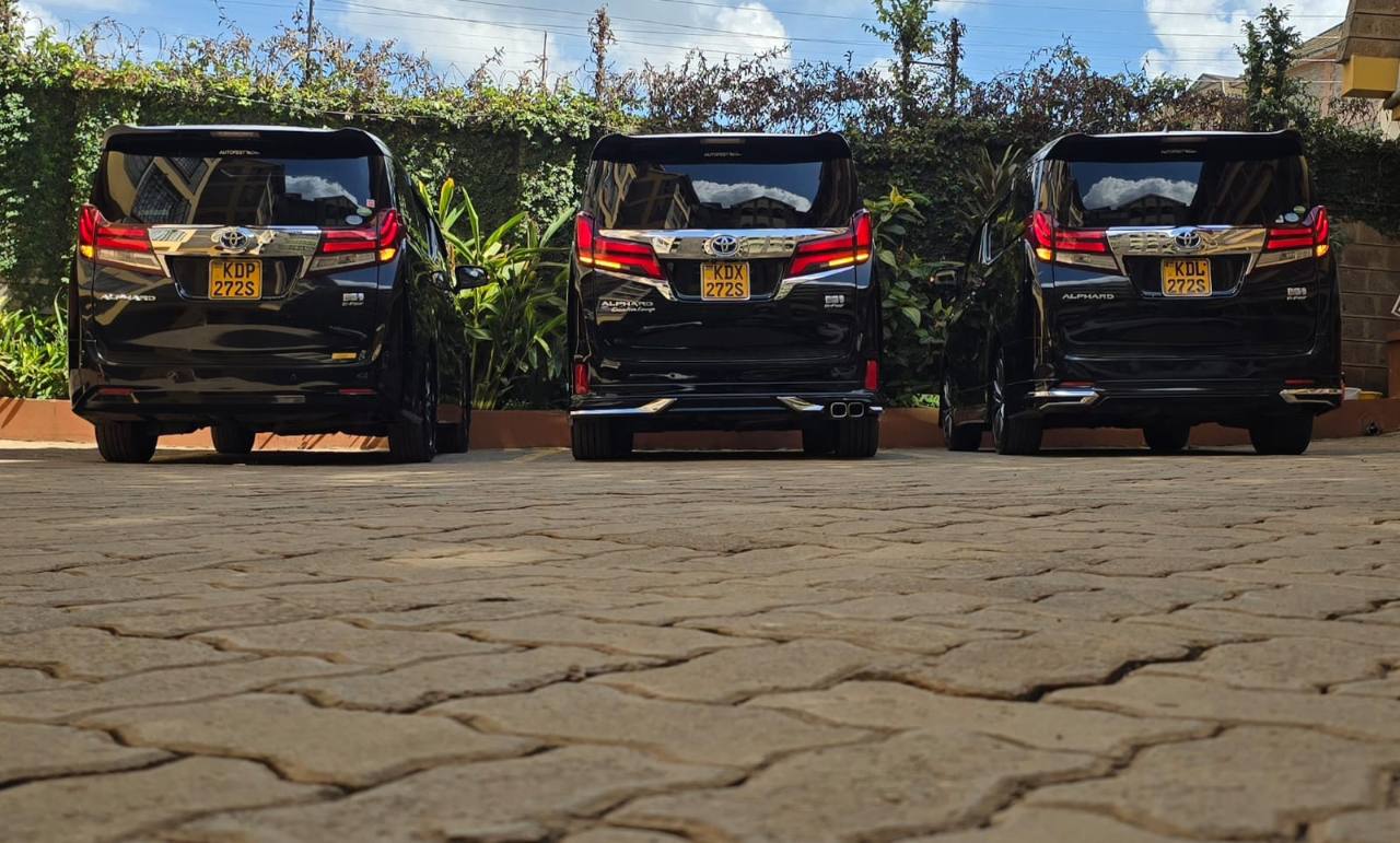 Toyota Alphard lineup photographed for Fareast Ventures