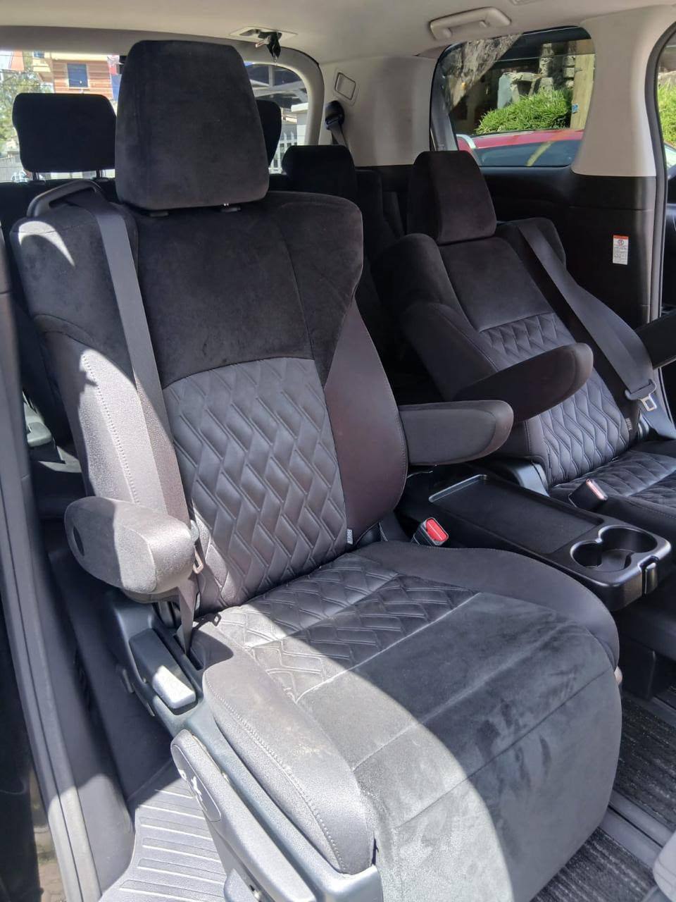 Fareast Ventures MPV cabin with black passenger seats