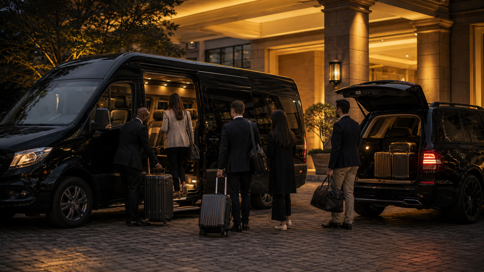 Group travel transport service