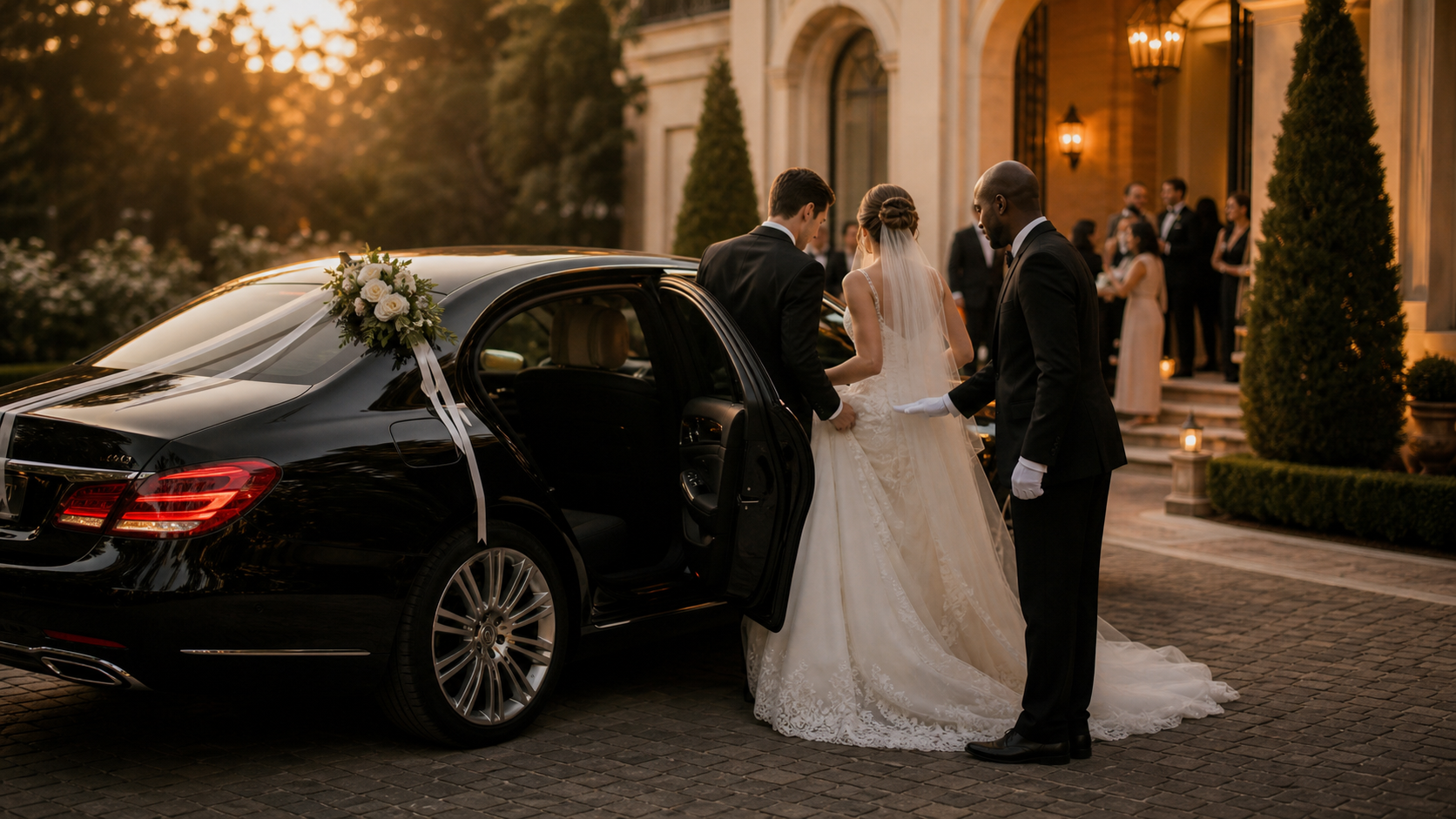 Wedding chauffeur service